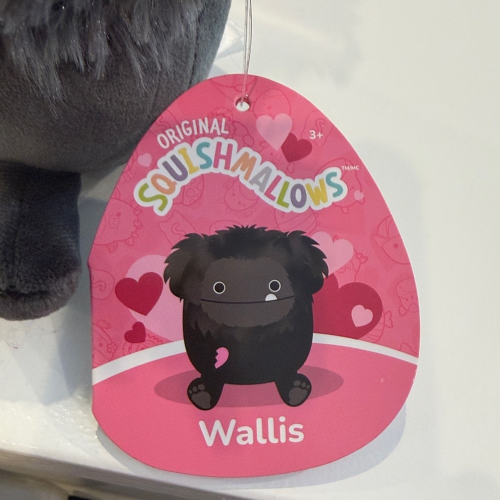 RESERVED NWT 5” Wallis & Woxie the Bigfoot Squishmallow Valentine Set - Picture 4 of 7